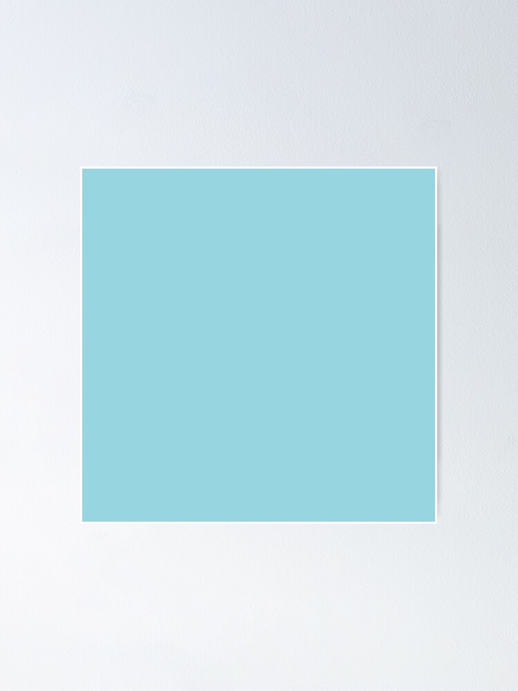 "Caribbean Island Blue Color" Poster for Sale by quarantine81 Redbubble