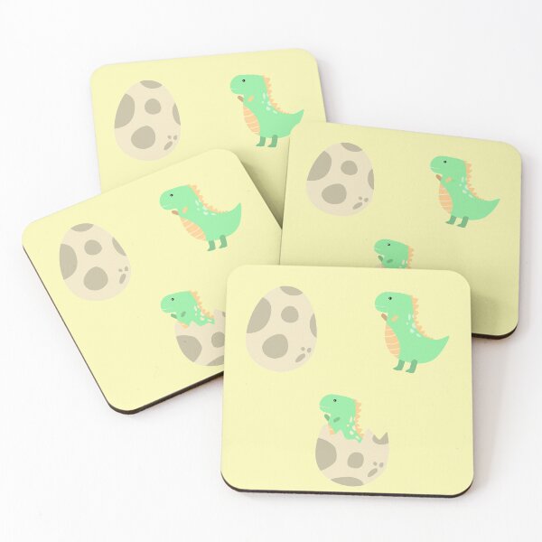 Item preview,  Cute Baby Dinosaur and Egg Illustration for kids and toddlers set of 3 designed and sold by CLPDesignLab.