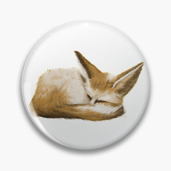 Item preview, sleeping fennec fox designed and sold by onceuponatimes.