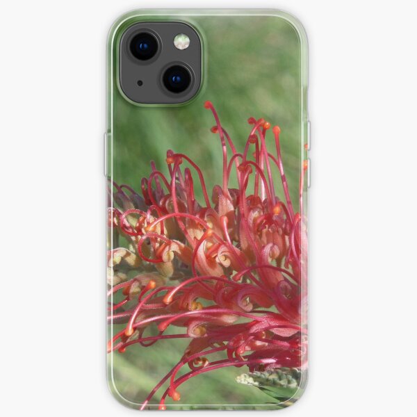 Red Blooms Los Angeles iPhone Soft Case