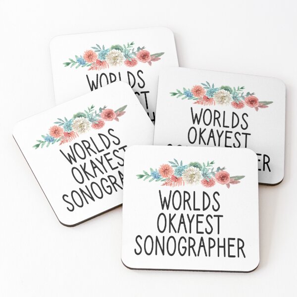 Item preview, Worlds Okayest Sonographer / sonographer gift , Sonography ,sonography Student , sonographer gift ideas , Radiologist floral style idea design designed and sold by Chamssou.