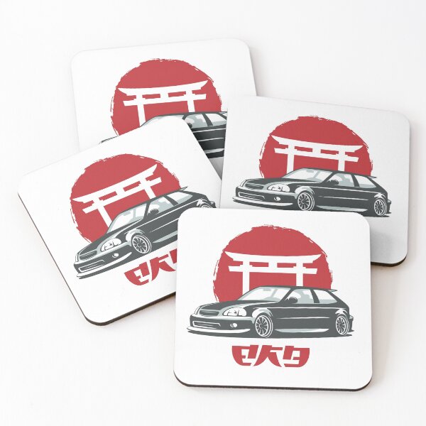 Item preview, JDM Honda Civic illustration designed and sold by dmaryashin.
