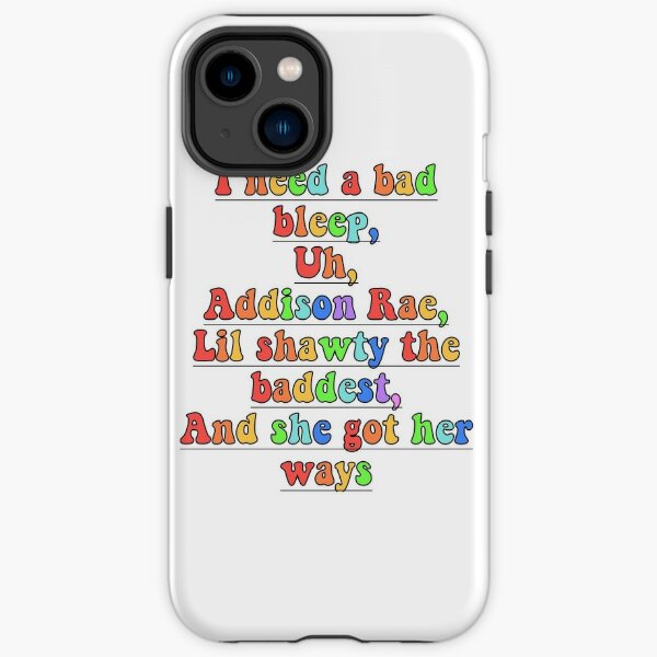 Addison Rae Lyrics Phone Cases for Sale Redbubble