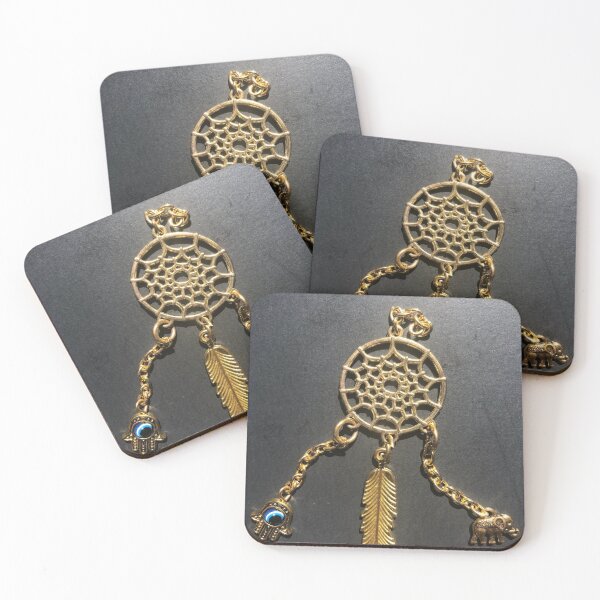 Item preview, Dreamcatcher Evil Eye Leaf Elephant Charms  designed and sold by Kaushal Pal.