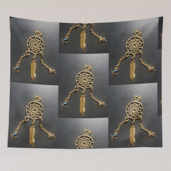 Item preview, Dreamcatcher Evil Eye Leaf Elephant Charms  designed and sold by Kaushal Pal.