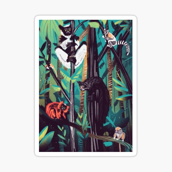 Item preview, Lotsa lemurs designed and sold by katiewhittle.
