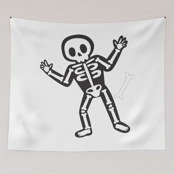 Item preview, Halloween Skeleton Black and white designed and sold by LynksArts.