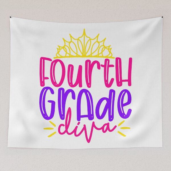 Item preview, Fourth grade diva designed and sold by purpleblobart.