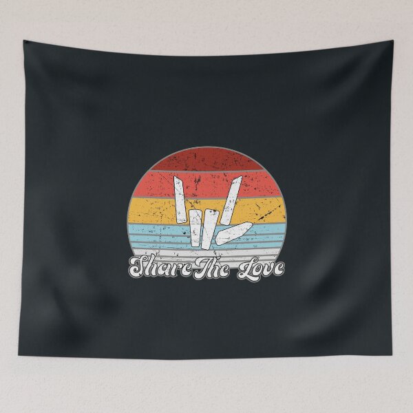 Item preview, Share the Love Old Retro Vintage Style designed and sold by tinypurpleland.