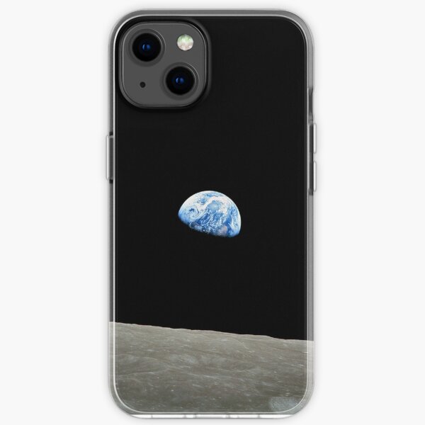 Apolo 8 NASA Misión Luna Salida de la Tierra Funda blanda para iPhone