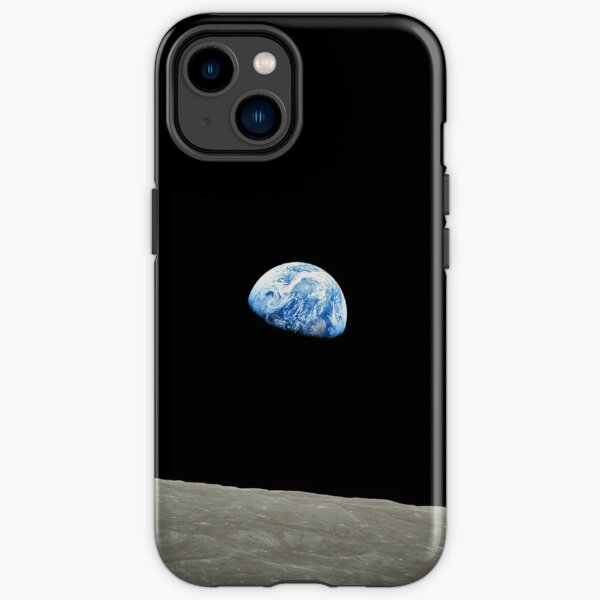 Apolo 8 NASA Misión Luna Salida de la Tierra Funda resistente para iPhone