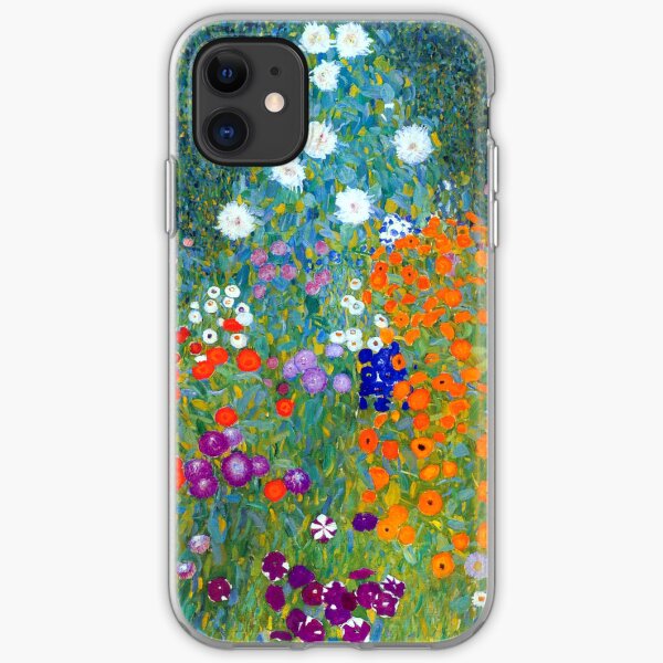 Gustav Klimt Flower Garden iPhone Soft Case