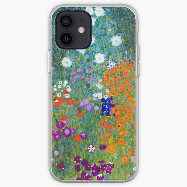 Gustav Klimt Flower Garden iPhone Soft Case