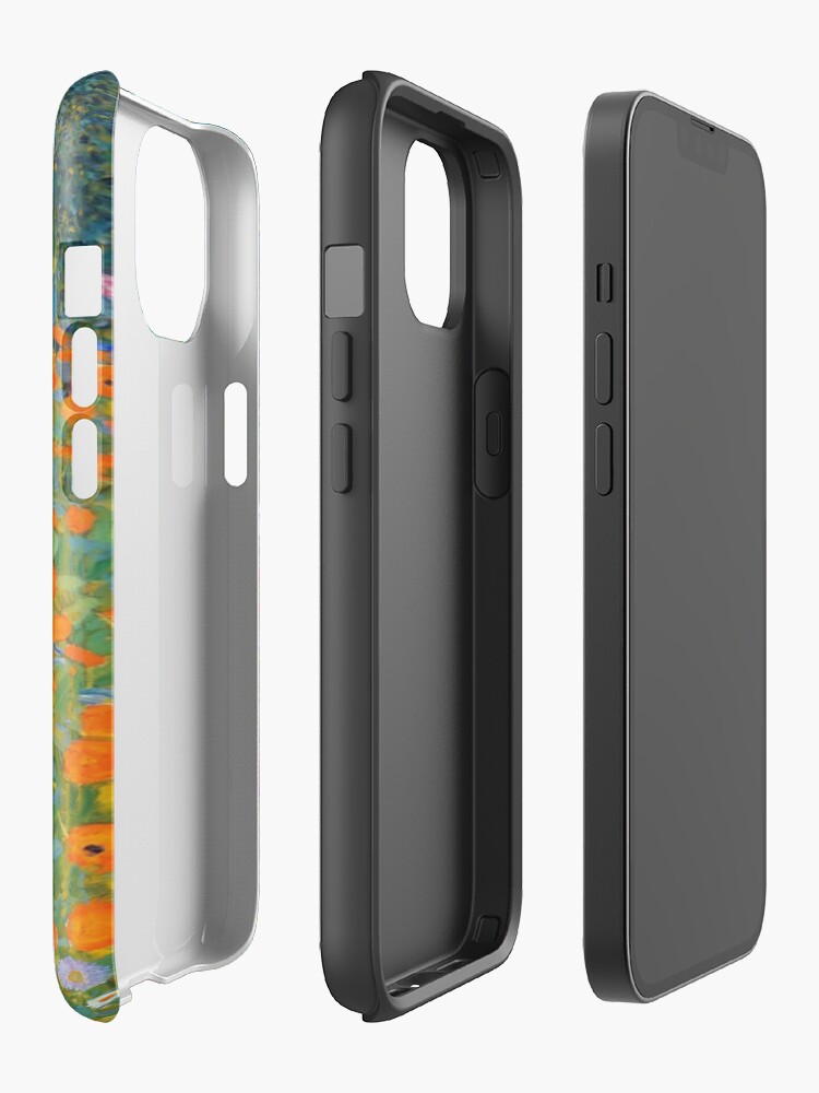 Alternate view of Gustav Klimt Flower Garden iPhone Case