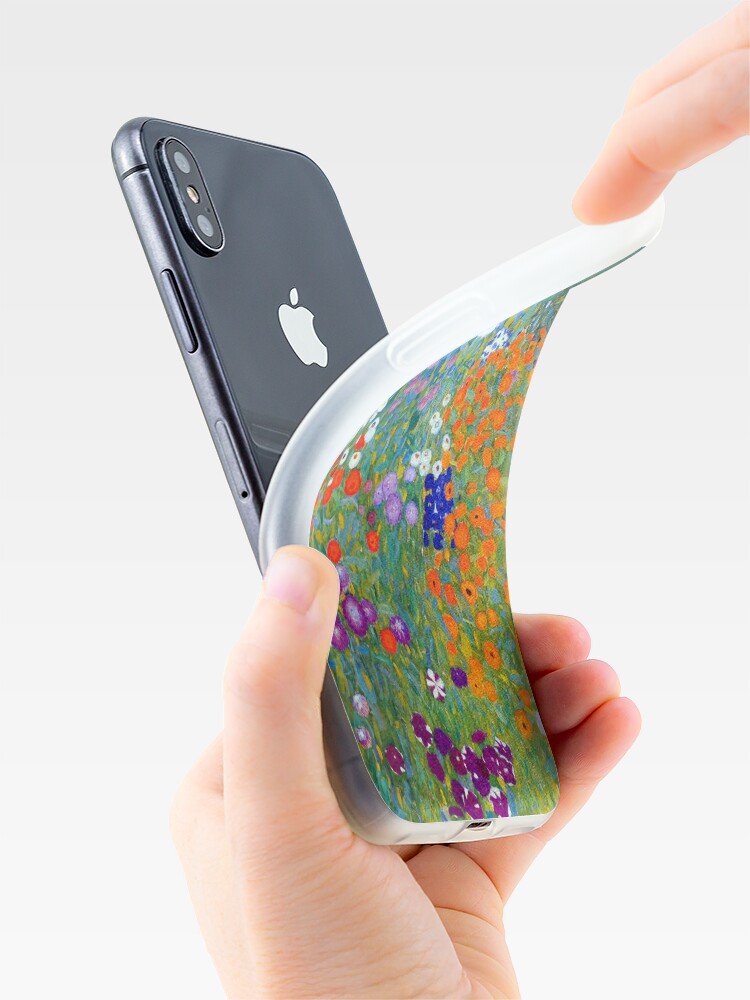 Alternate view of Gustav Klimt Flower Garden iPhone Case & Cover