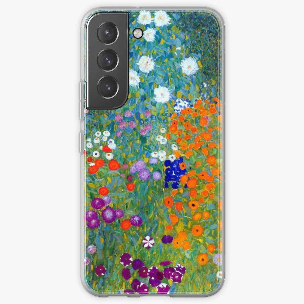 Gustav Klimt Flower Garden Samsung Galaxy Phone Case