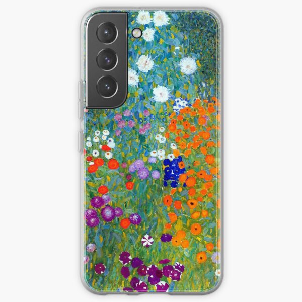 Gustav Klimt Flower Garden Samsung Galaxy Soft Case