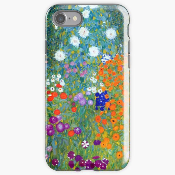 Gustav Klimt Flower Garden Coque antichoc iPhone