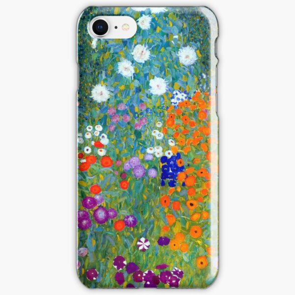 Gustav Klimt Blumengarten iPhone Leichte Hülle