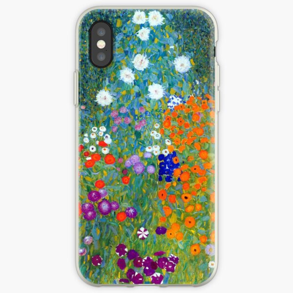 Gustav Klimt Flower Garden iPhone Soft Case