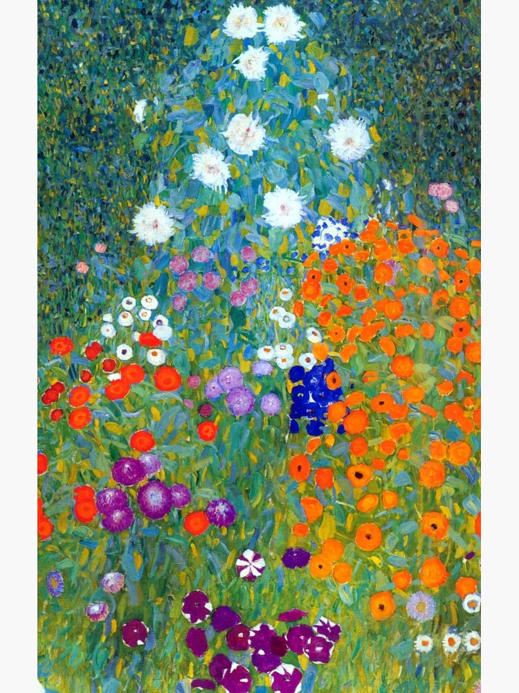 Gustav Klimt Flower Garden by pdgraphics
