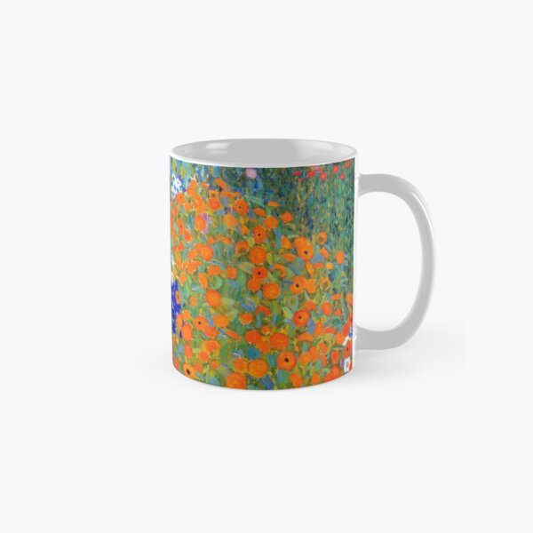 Gustav Klimt Flower Garden Classic Mug