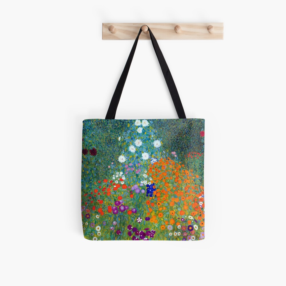 Gustav Klimt Flower Garden Tote Bag