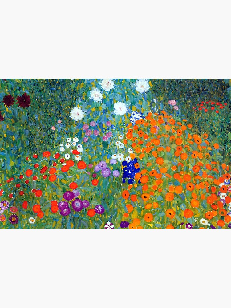 Gustav Klimt Flower Garden by pdgraphics