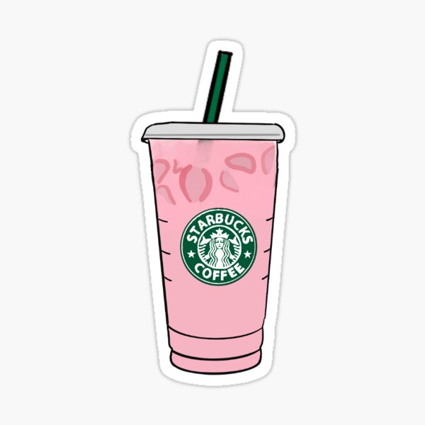 Starbucks Drinks Hand Drawn Sticker