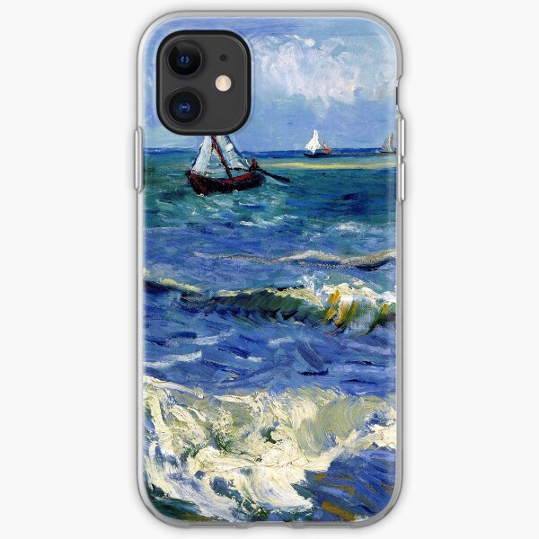 Vincent van Gogh Seascape near Les Saintes-Maries-de-la-Mer iPhone Soft Case