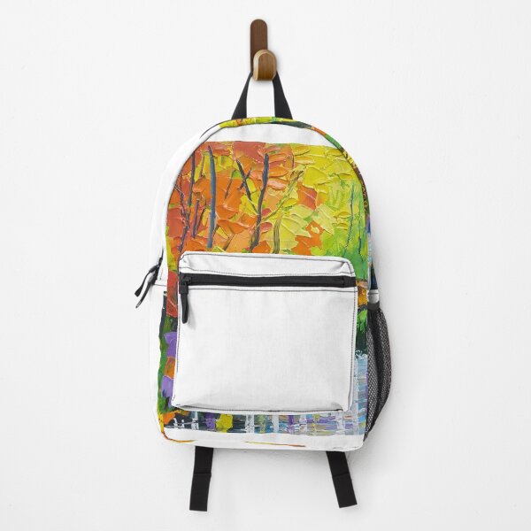 Item preview, Abstract design of pond and bridge designed and sold by Sonali Shah.