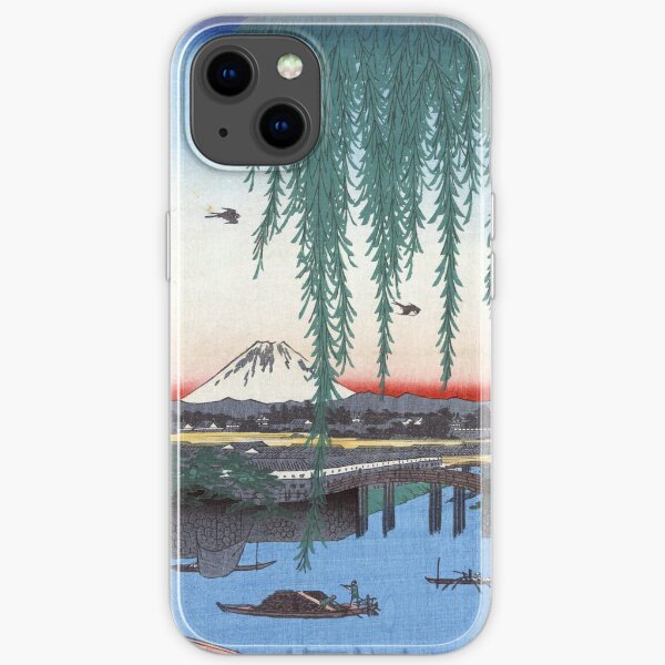 Utagawa Hiroshige Yatsumi Bridge iPhone Soft Case