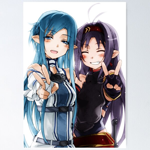 elves, Yuuki Asuna (Sword Art Online), Sword Art Online, Konno Yuuki, anime  girls, sword