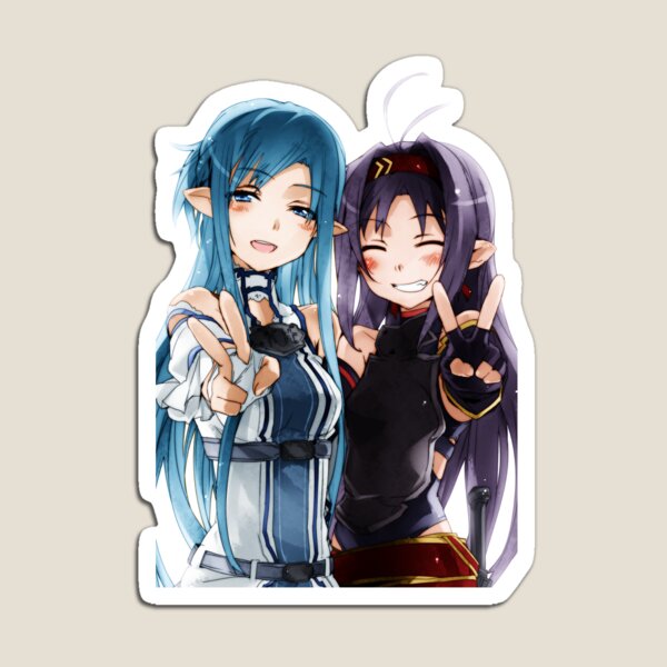 Aperçu de l'œuvre Asuna et Yuuki créée et vendue par OtakuTeeSociety.