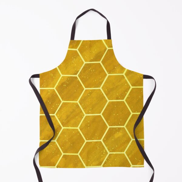 Item preview, yellow hexagon tiles designed and sold by alisonbbentley.