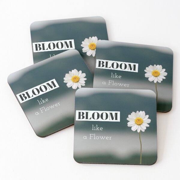 Item preview, Bloom like a flower motivational post designed and sold by anins-azuree.