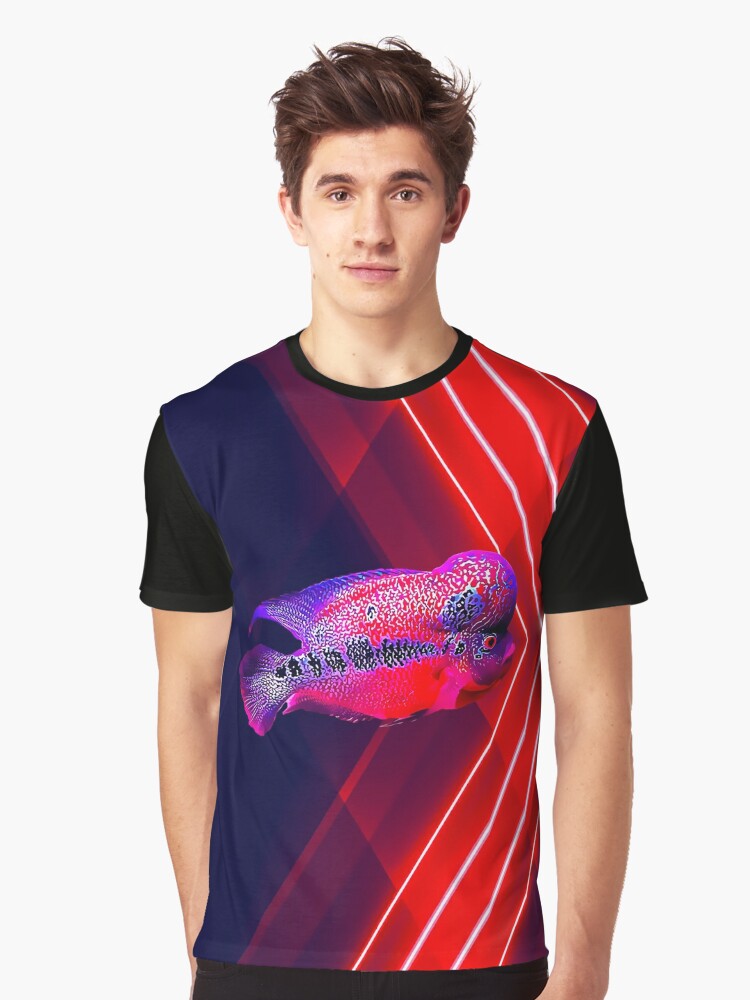 FLower Horn Cichlid Shirt Graphic T-Shirt for Sale by GFishy
