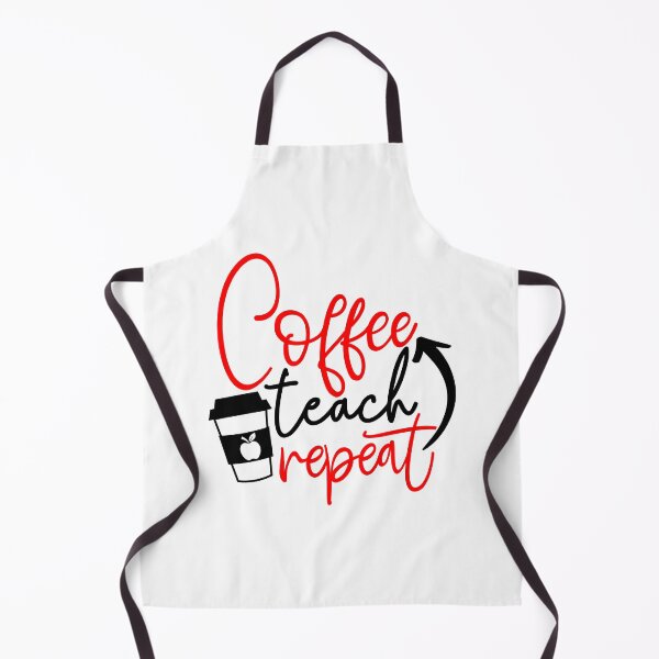Item preview, Coffee teach repeat designed and sold by purpleblobart.