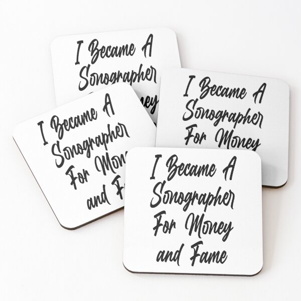 Item preview, I Became A Sonographer For Money and Fame / sonographer gift , Sonography ,sonography Student , sonographer gift ideas , Radiologist  designed and sold by Chamssou.