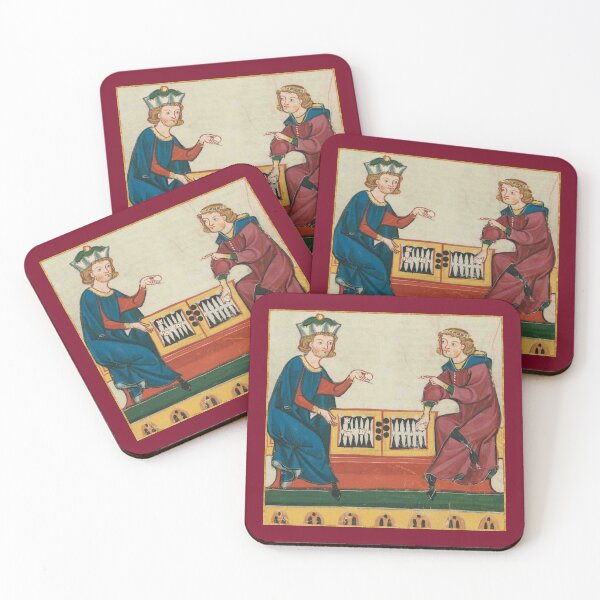 Item preview, Backgammon Game Medieval Illumination designed and sold by Erin Rado.
