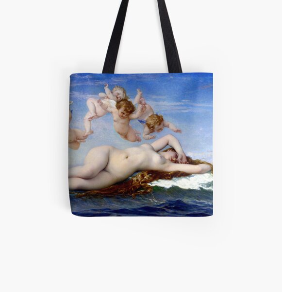 Alexandre Cabanel The Birth of Venus All Over Print Tote Bag