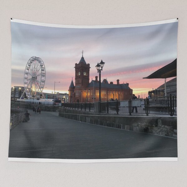Item preview, Cardiff Bay Sunset designed and sold by alteredillusion.