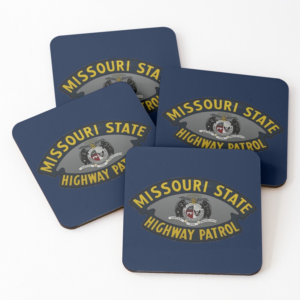 Missouri State Highway Patrol Coasters (Set of 4)