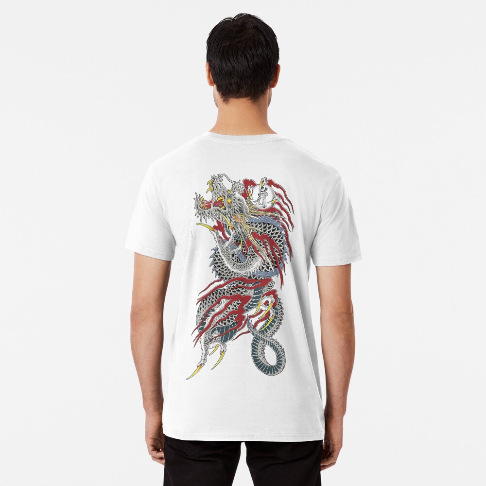 Kazuma Kiryus Dragon Tattoo Sticker For Sale By Bijomaru78 Redbubble