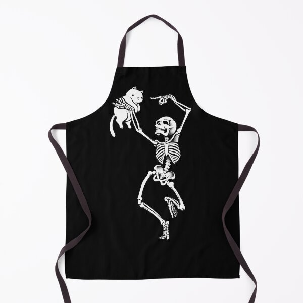 Aperçu de l'œuvre Skelleton dansant avec un chat créée et vendue par Tobe Fonseca®.