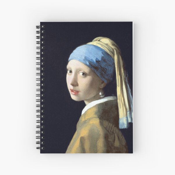 Johannes Vermeer Fille avec une perle Cahier à spirale