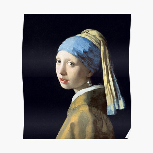 Johannes Vermeer Girl with a Pearl Earring Poster