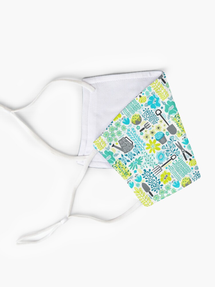Alternate view of I love Gardening Mask