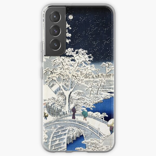 Utagawa Hiroshige Meguro Drum Bridge and Sunset Hill Samsung Galaxy Soft Case
