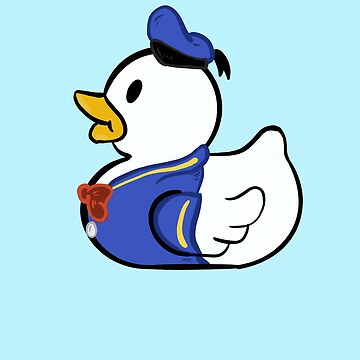 Disney Customized Artist Sketch - 1 Character - Donald Duck - Happy
